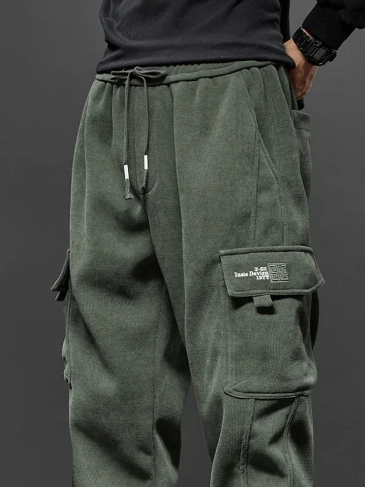 Carico Zeitlose Herren Wide-Leg Hose