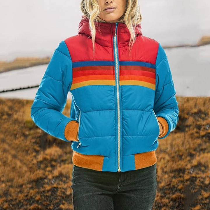 Roswitha Trendiger Damen Winterparka mit Kunstfellkapuze