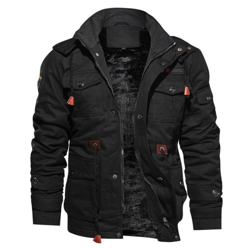 Warme Herren Winterjacke Atmungsaktiv