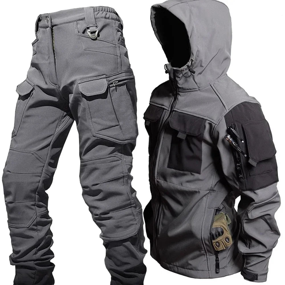 Wasserdichtes Fleece Herren Winter-Outdoor-Set