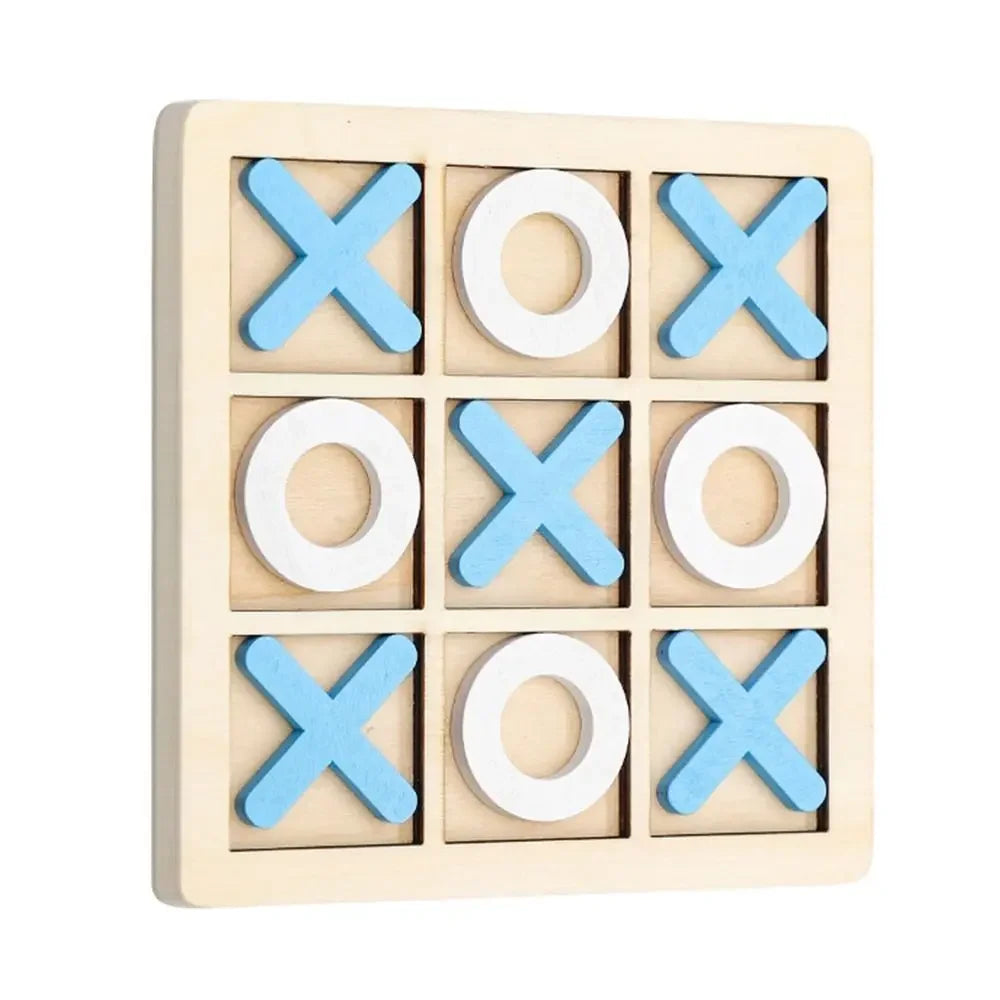 Klassisches Damen Tic Tac Toe Holzbrettspiel