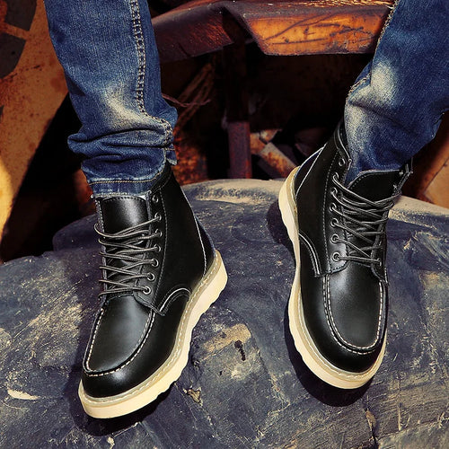 Klassische Herren Winterstiefel für kalte Tage