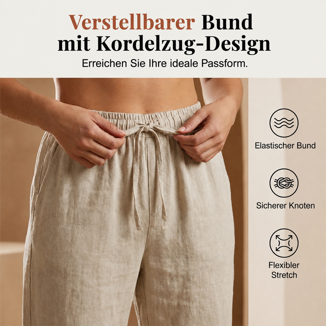 Lässige Bequeme Damen Bermudahose aus Baumwolle