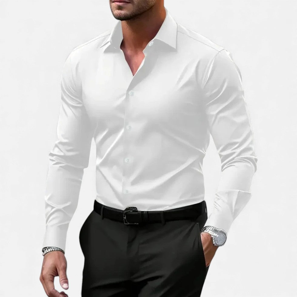 Elegantes Slim-Fit Herren Langarmhemd