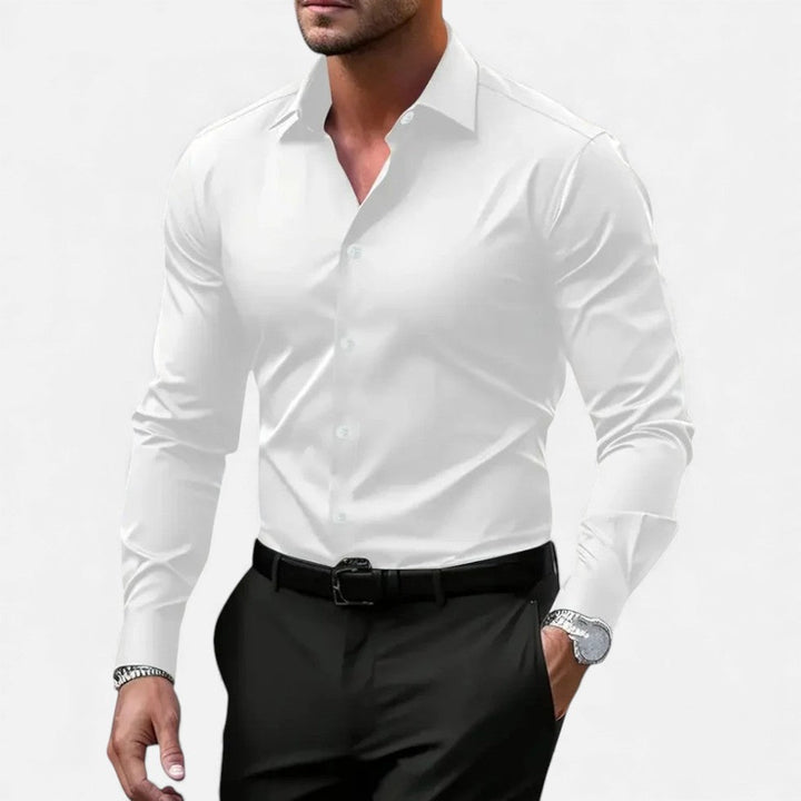 Elegantes Slim-Fit Herren Langarmhemd