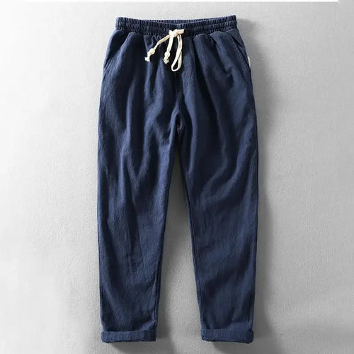 Elegante Leichte Herren Leinenhose