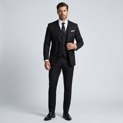 Eleganter Dreiteiliger Herren Anzug für Hochzeit & Festliche Anlässe
