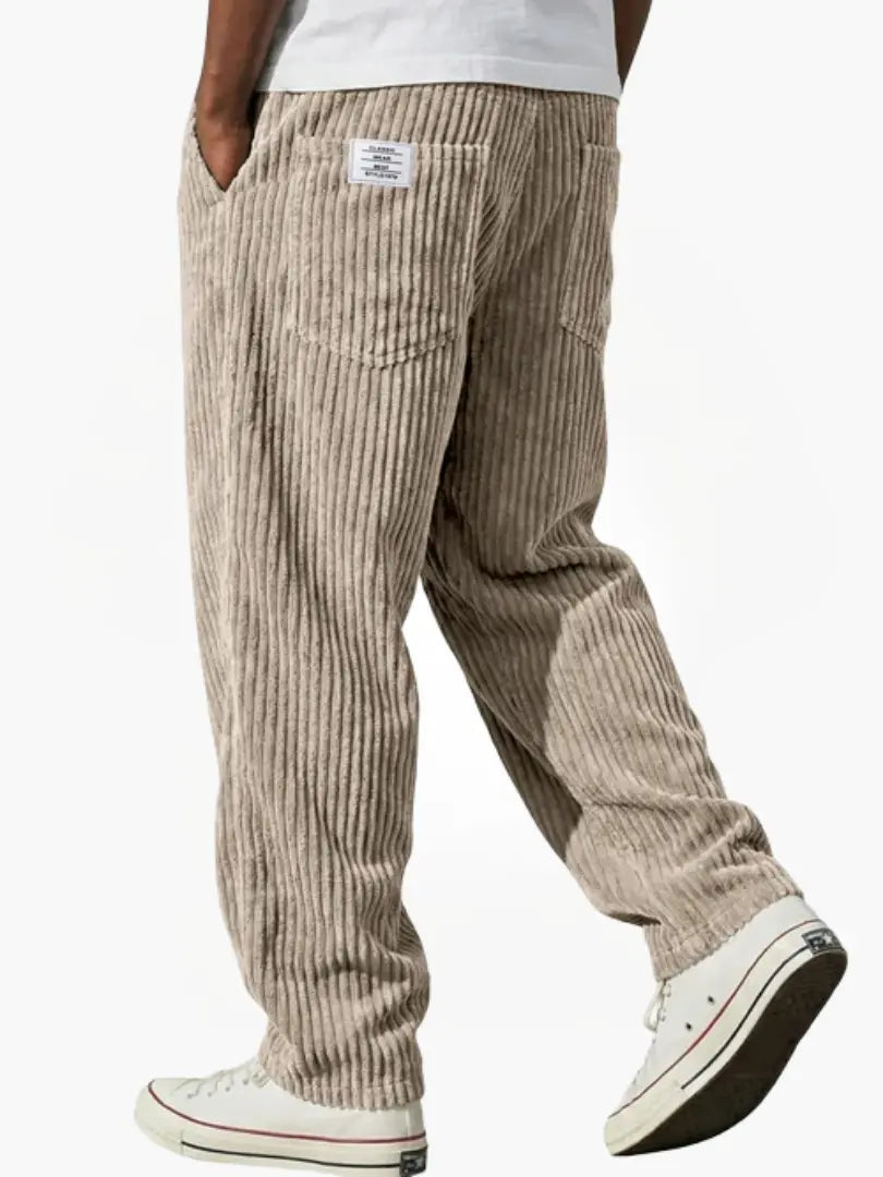 Lässige Herren Cordhose mit Kordelzug
