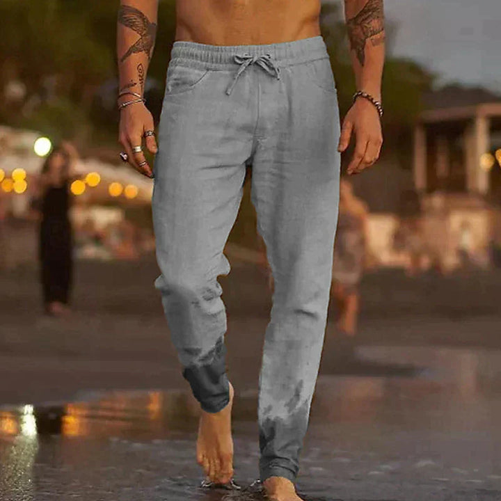 Atmungsaktive Lässige Herren Leinenhose