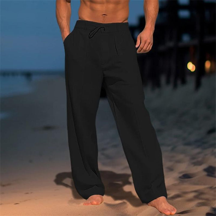 Leichte Atmungsaktive Herren Leinenhose