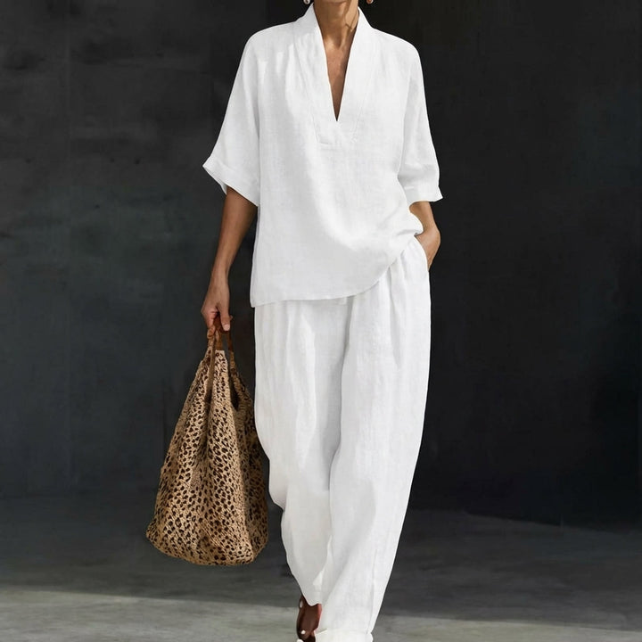 Elegantes Sommerliches Damen Zweiteiler-Set