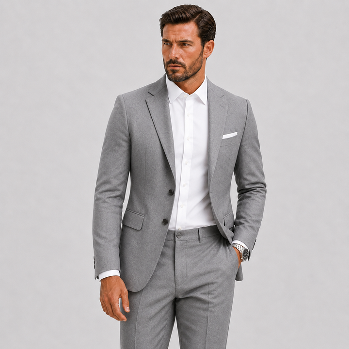 Eleganter Slim Fit Herren Anzug