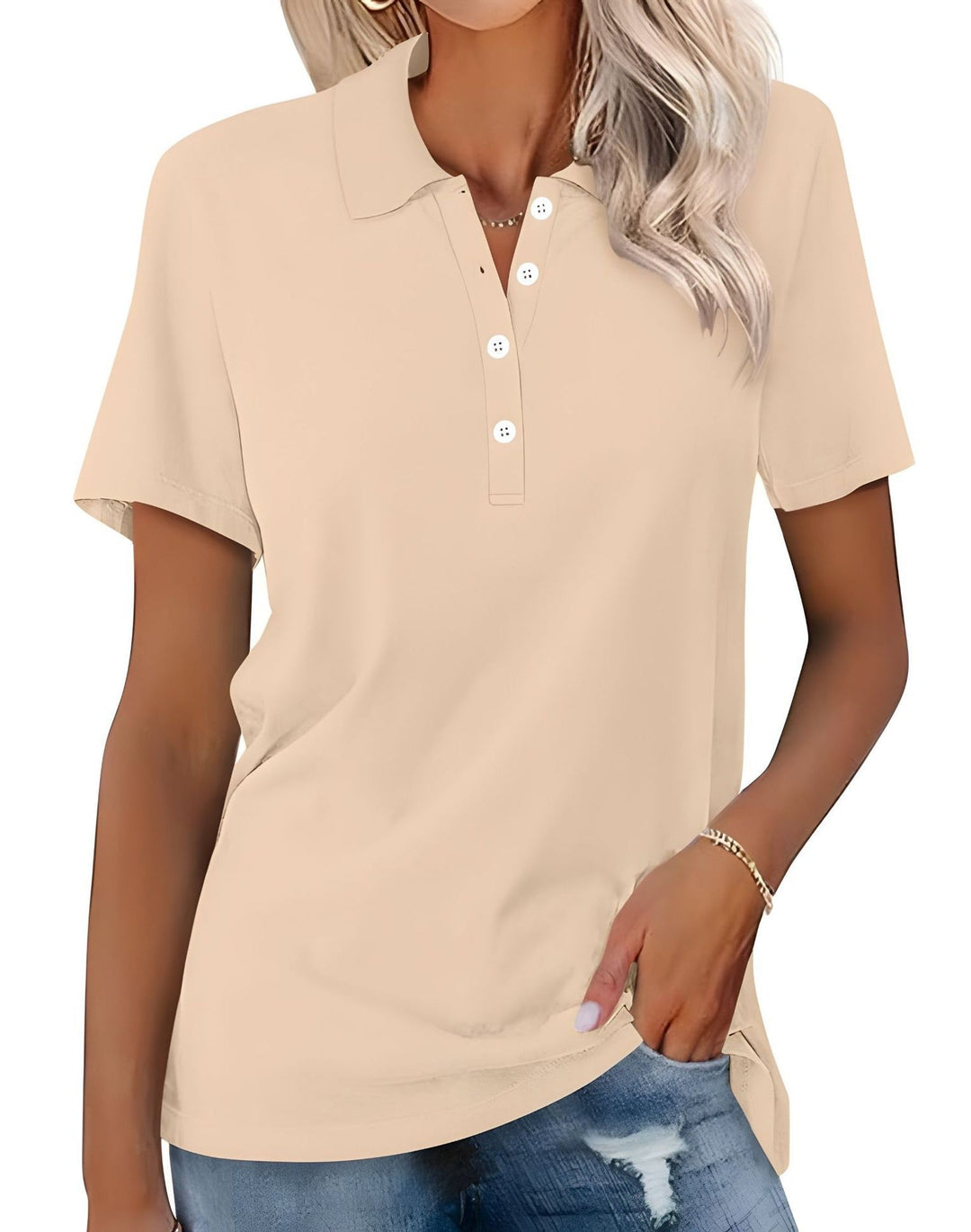 Elegantes Slim-Fit Damen Poloshirt
