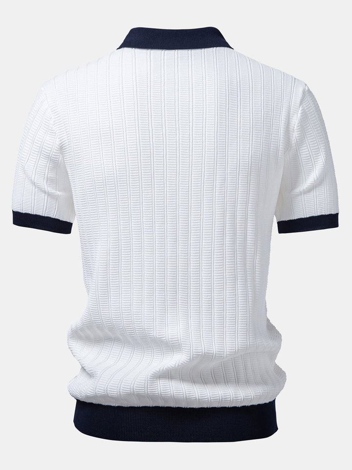 Elegantes Schickes Herren Polo &amp; Hosen Set