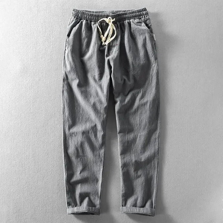 Elegante Leichte Herren Leinenhose