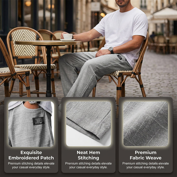 Leichte Herren Hose mit Geradem Bein