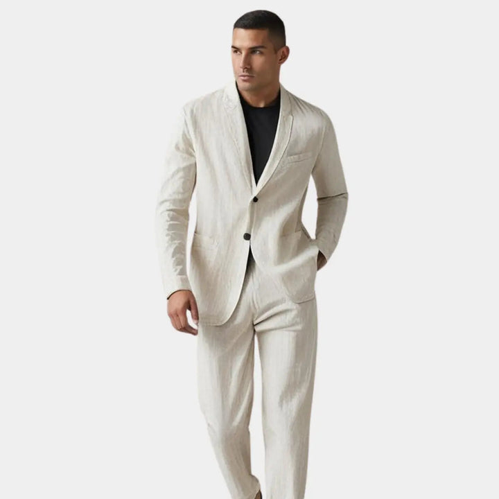 HARRINGTON OXFORD | LINEN BLEND SUIT FOR MEN Harrington Oxford
