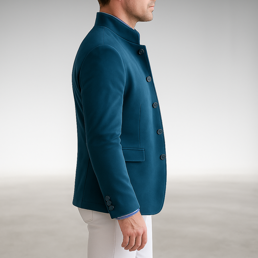 Eleganter Stehkragen Herren Sakko