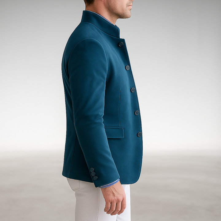 Eleganter Stehkragen Herren Sakko