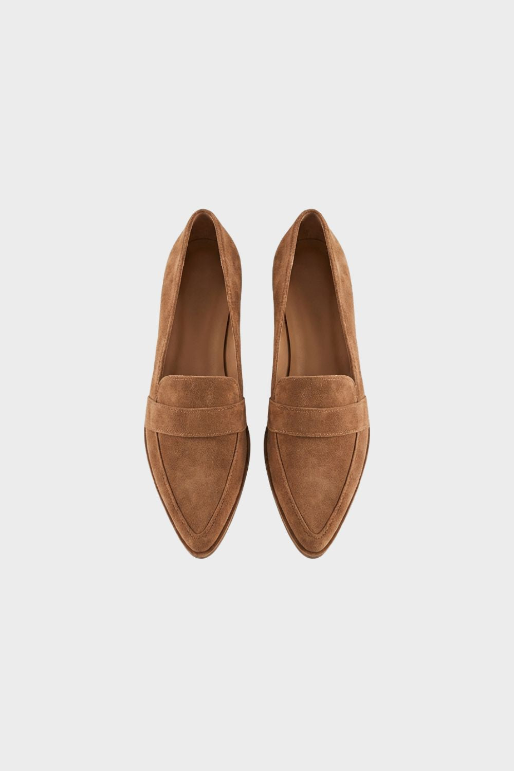 Elegante Damen Slipper mit Blockabsatz aus Wildleder