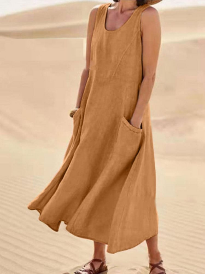 Leichtes Langes Damen Sommerkleid