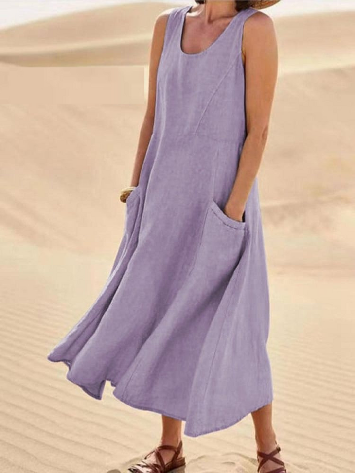 Leichtes Langes Damen Sommerkleid