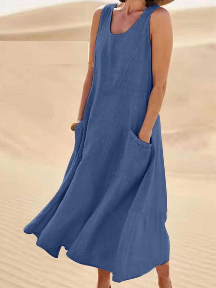 Leichtes Langes Damen Sommerkleid