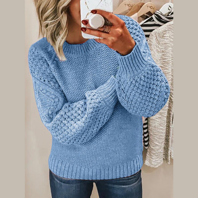 Elia - Kuschelig warmer Damen Strickpullover