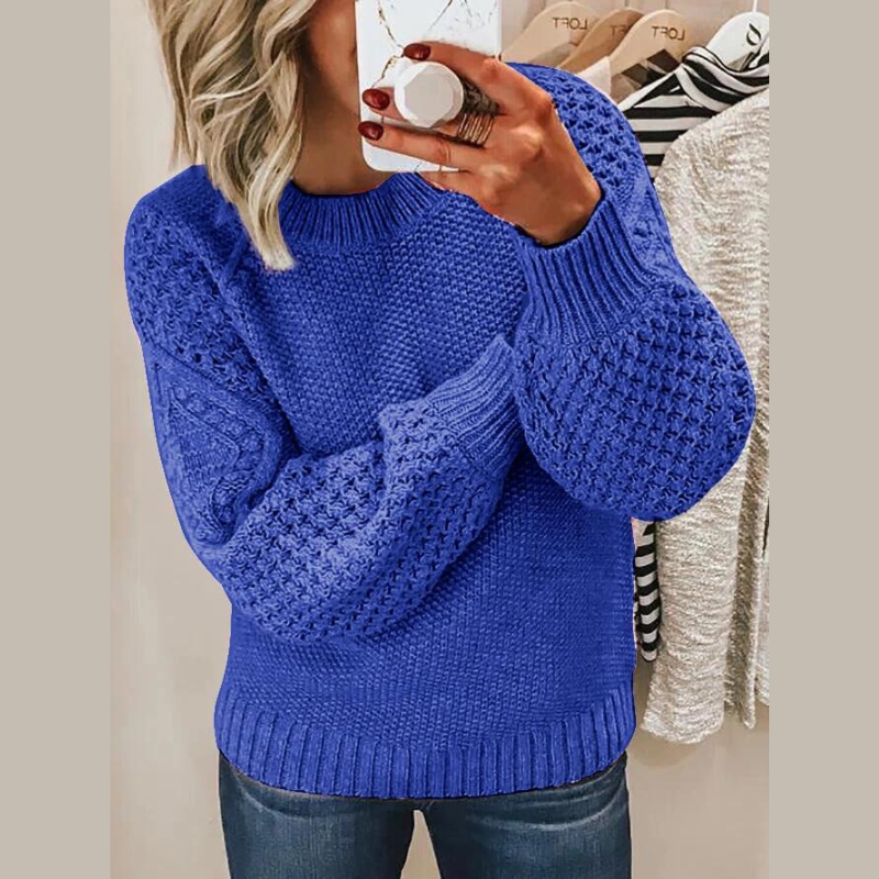Elia - Kuschelig warmer Damen Strickpullover