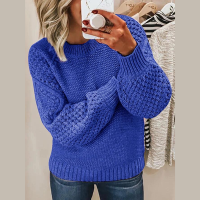 Elia - Kuschelig warmer Damen Strickpullover