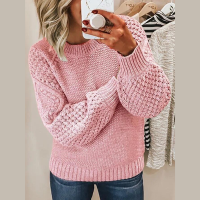 Elia - Kuschelig warmer Damen Strickpullover