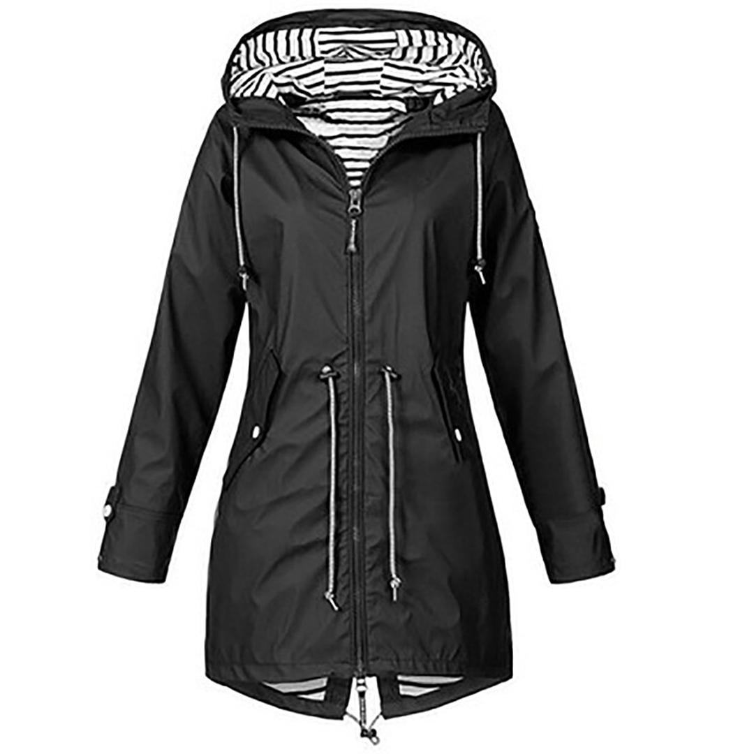 Glayda Wasserdichte Damen Regenjacke