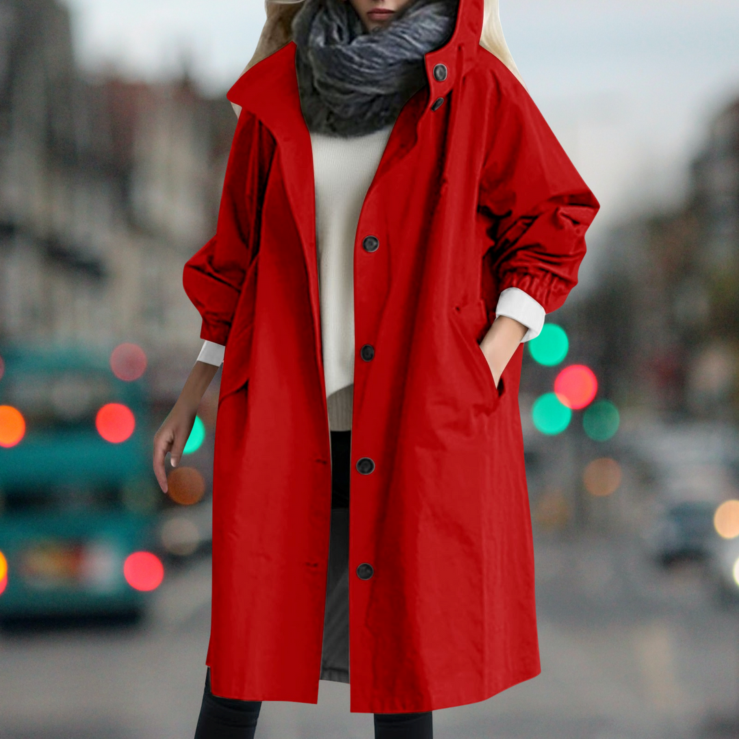 Wasserdichter Warmer Damen Trenchcoat
