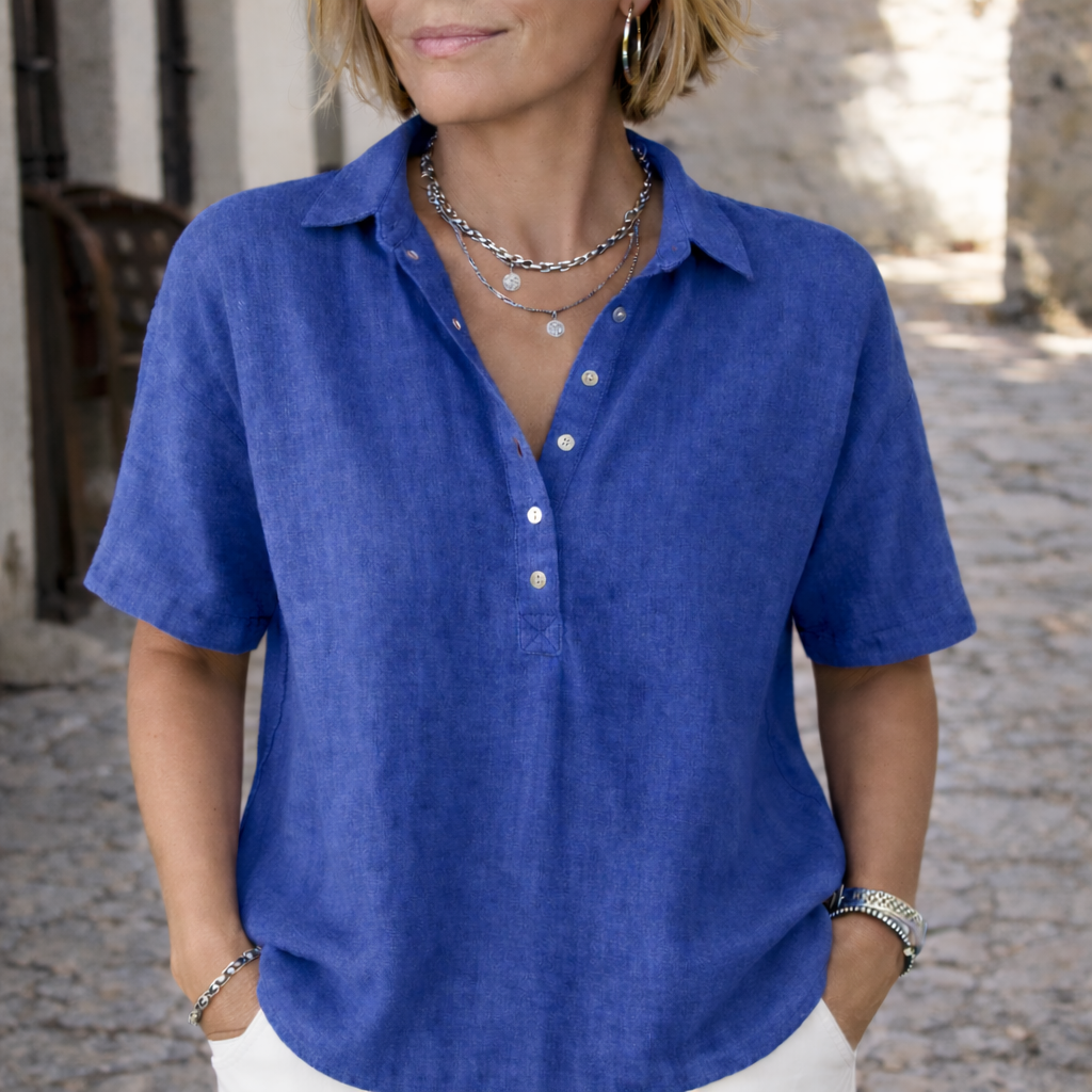 Vera | Elegante, Weiche &amp; Vielseitige Weiße Bluse Damen für Festliche Anlässe 1