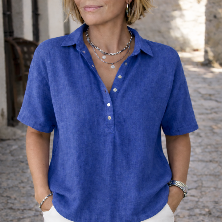 Vera | Elegante, Weiche &amp; Vielseitige Weiße Bluse Damen für Festliche Anlässe 1