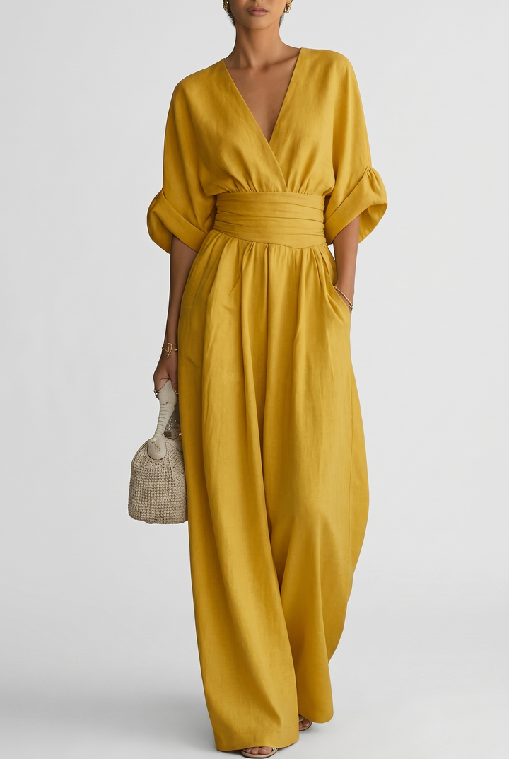Eleganter Fließender Damen Jumpsuit