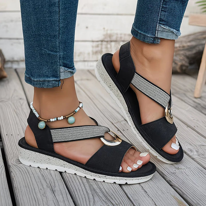 Ariana | Bequeme &amp; Stilvolle Flache Sandalen Damen – Atmungsaktiv und Rutschfest 6