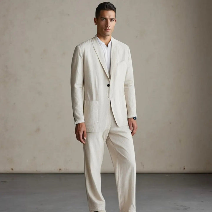 HARRINGTON OXFORD | LINEN BLEND SUIT FOR MEN Harrington Oxford