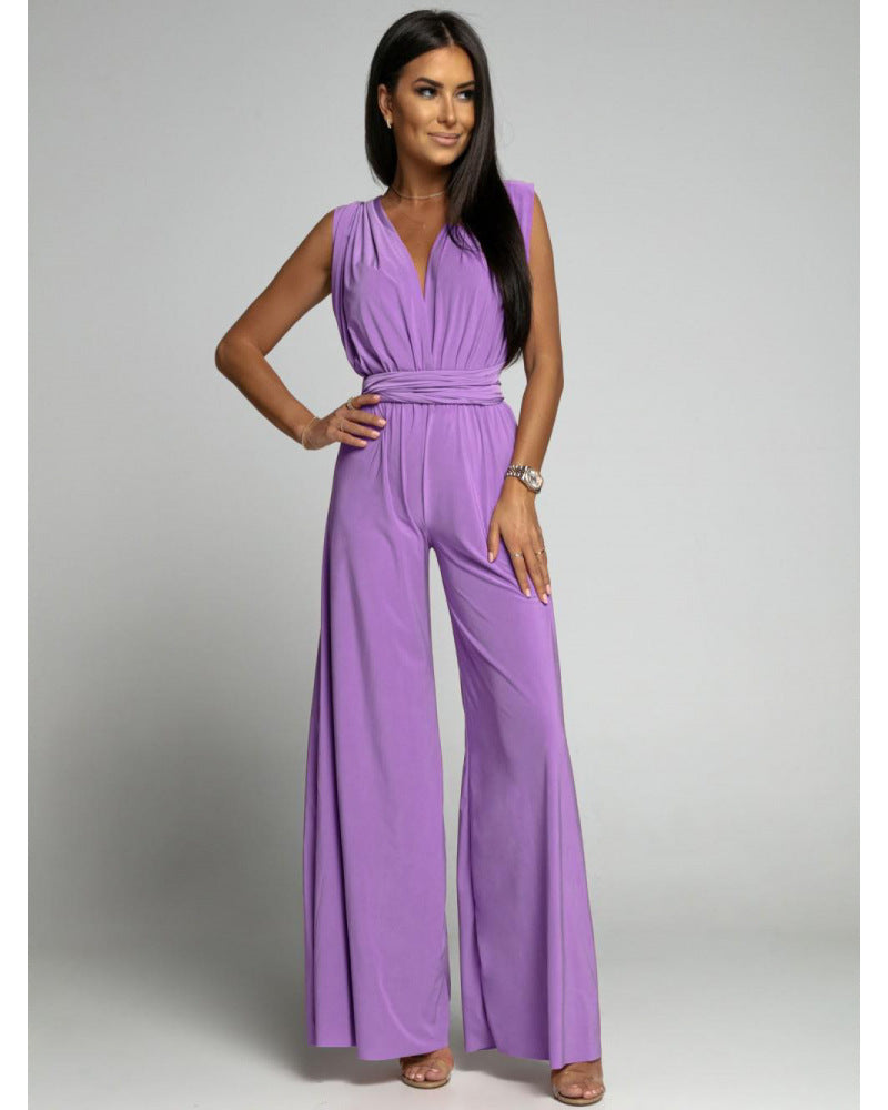 Eleganter Ärmellose Damen Jumpsuit