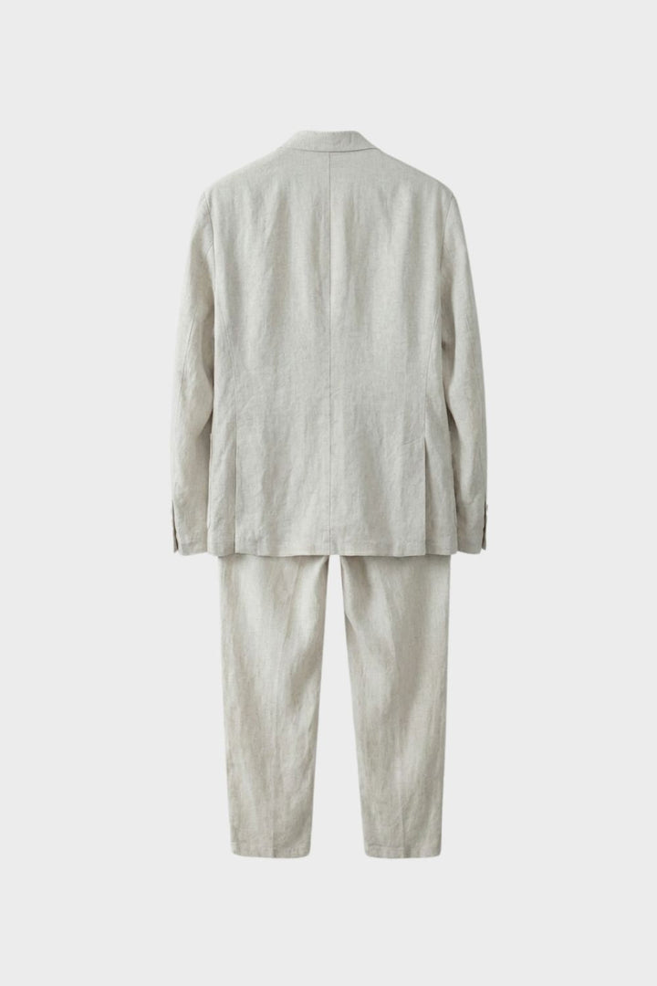 Eleganter Herren Leinenanzug mit Sakko und Hose