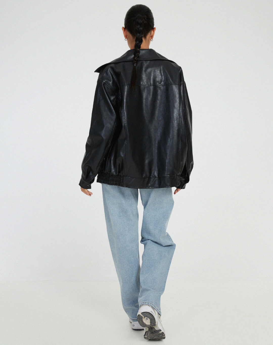 Lederjacke Damen | Lockerer Schnitt &amp; cleanes Statement