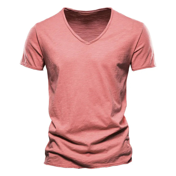 Atmungsaktives Leichtes Herren T-Shirt aus Baumwolle