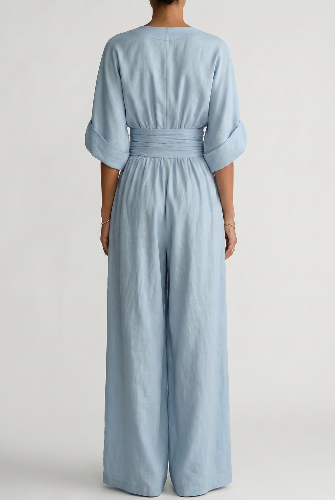 Eleganter Fließender Damen Jumpsuit