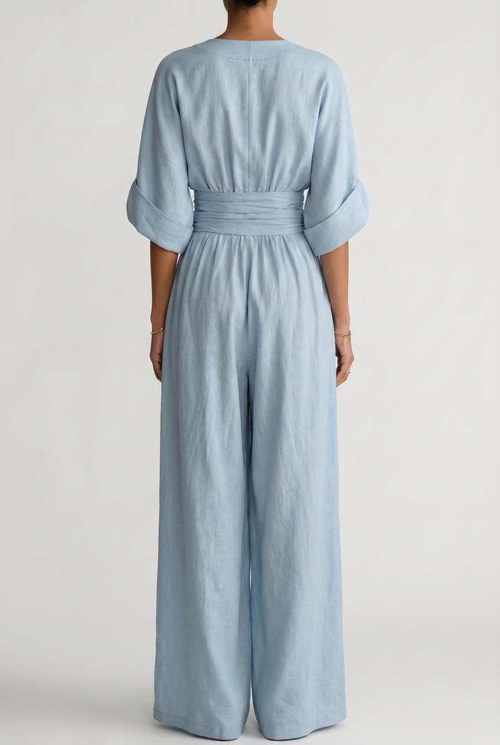 Eleganter Fließender Damen Jumpsuit