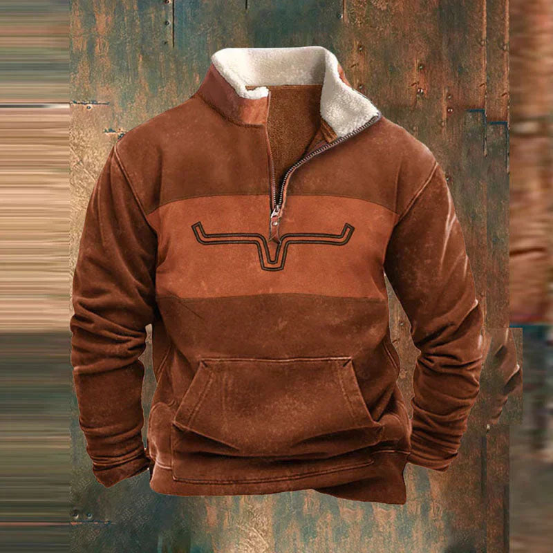 Logan Stylischer Herren Zip-Up Pullover