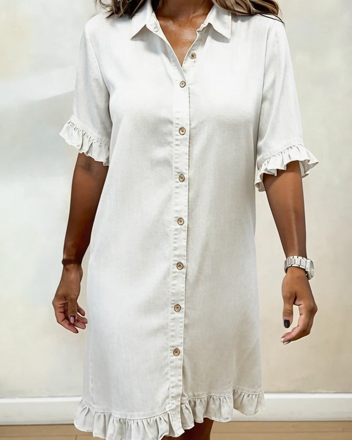 Lässiges Damen Kleid in Denimoptik