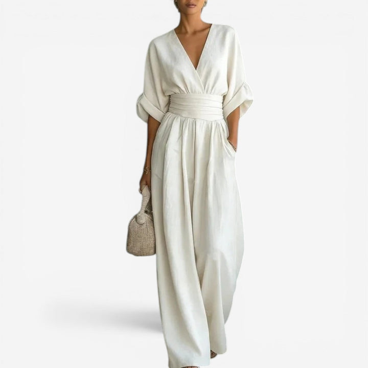 Eleganter Fließender Damen Jumpsuit