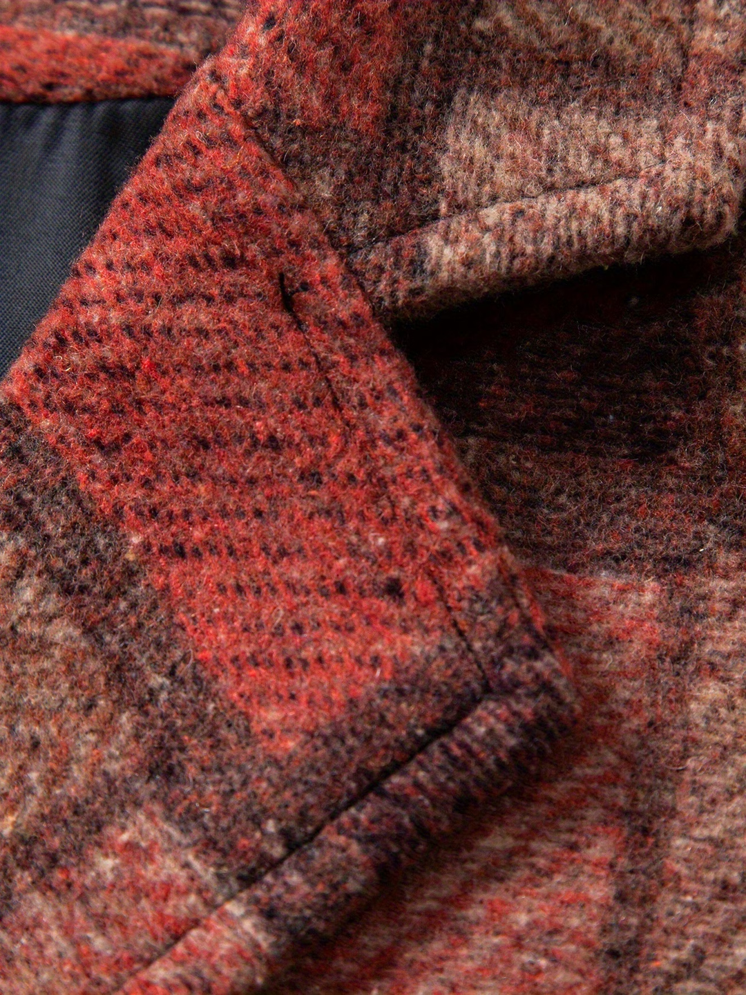 Klassische Elegante Herren Tweedweste mit Fischgrätmuster