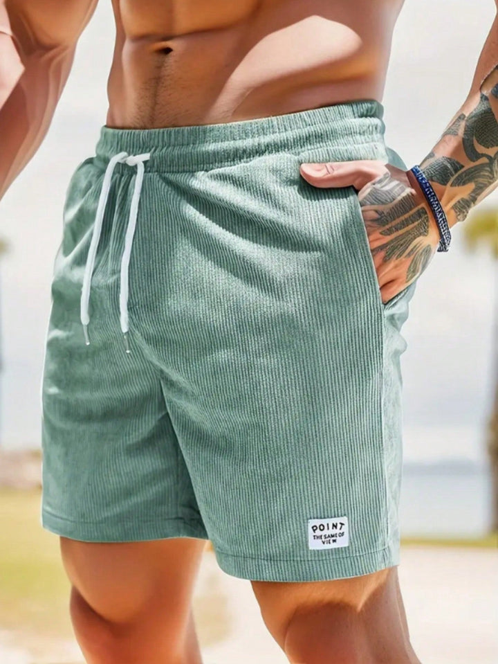 Lässige Herren Freizeit-Shorts mit Kordelzug