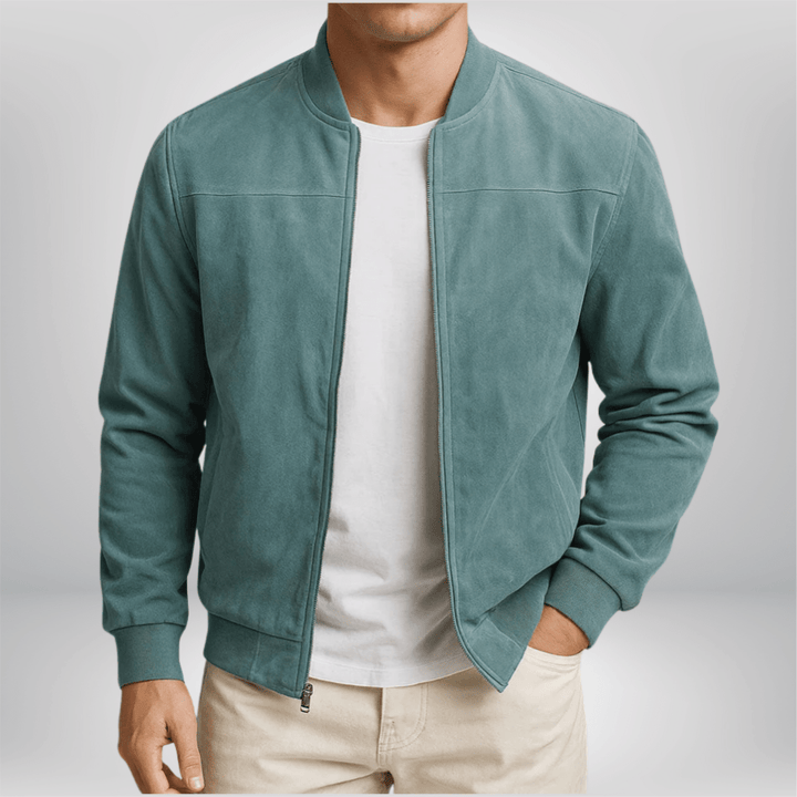 Milo | Elegante Damen Lederjacke im Minimalistischen Bomber-Design 4